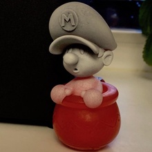 bebek Mario nintendo Süper yoshi Babymario adası 3d print model - Mito3D