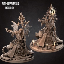 kerioth sanctified corrupted tabletop miniatures pope boardgame cthulhu tentacle nzoth 3d print model - Mito3D