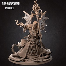 kerioth corrupted tabletop demon figure pope miniature boardgame cthulhu collectible mindflayer nzoth 3d print model - Mito3D