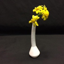 único vaso daisy jardim margarida 3d print model - Mito3D