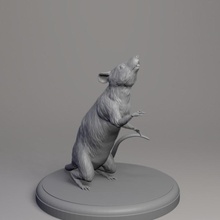 rat mouse enemy dnd 3d print model - Mito3D