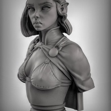 tiefling bust tabletop female girl sexy collectable women 3d print model - Mito3D