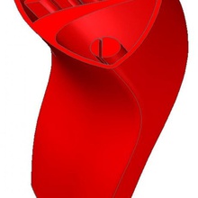 ducati logo coupe vase 3d print model - Mito3D