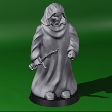 cloaked cultist miniature cult hood cloak dnd miniature cultist dnd mini hooded dungeons & dragons cloaked cultist