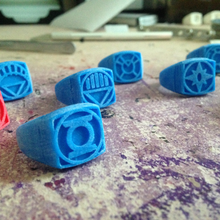 lantern rings ring 3D print model - Mito3D