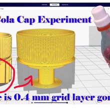 coca Cola boné experimentar pco 1881 3d print model - Mito3D