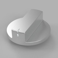 four bouton remplacement cuisine tourbillon étiquette pèlerin 3d print model - Mito3D