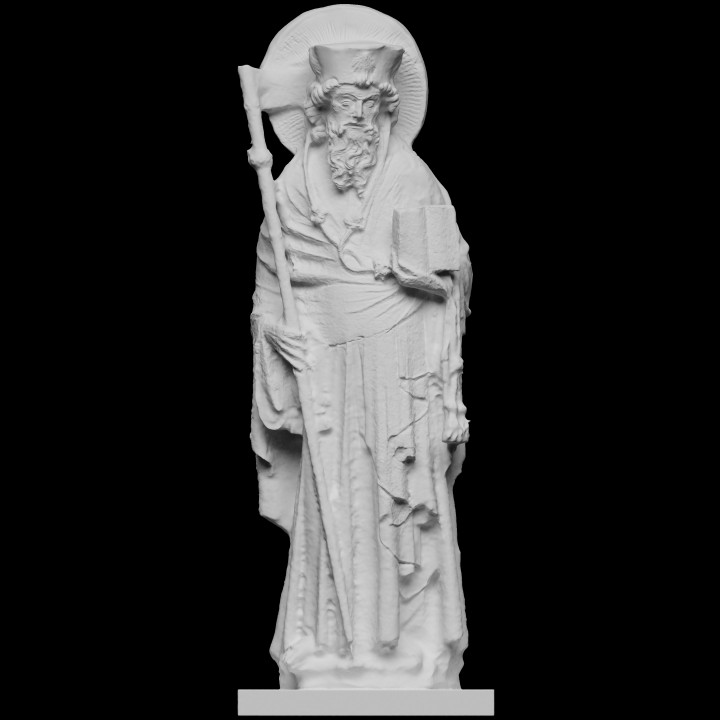 santo Giacomo maggiore scansione architettura scultura scantheworld santi 3D print model - Mito3D