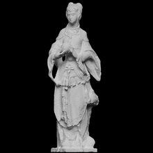 Sibil Cumae kilise aziz Martin üzüm taramak heykel Fransa dini Scantheworld 3d print model - Mito3D