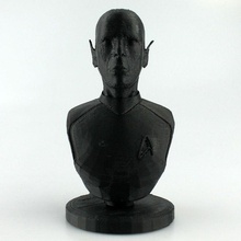 spock star trek fan art busto detallada película serie hightdetailsculpt startreck 3d print model - Mito3D