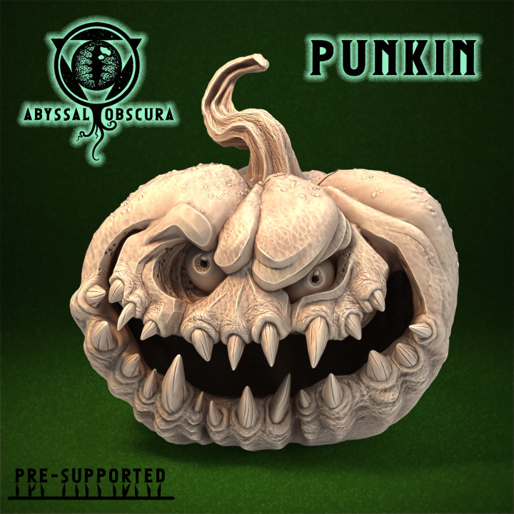 punkin abóbora Bruxas macaco lanterna loja arte criatura Sombrio decoração exibição presa kit monstro personagem miniatura resina pintura jack lantern Jackolantern 3D print model - Mito3D