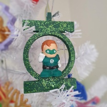 green lantern christmas tree ornament pencil toppers ooshies decoration gift kids marvel movie topper toy xmas dc greenlantern christmastreeornament christmastreedecoration supperheros 3d print model - Mito3D
