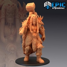 frost giant crusher war hammer warrior tabletop classic fantasy medieval monster rpg warhammer enemy dungeon encounter dnd arctic pathfinder 3d print model - Mito3D