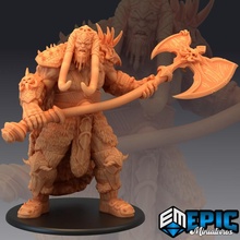 frost giant slasher axe warrior tabletop classic fantasy medieval monster rpg warhammer snow ice enemy dungeon encounter dnd arctic pathfinder 3d print model - Mito3D