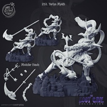 Tarlyn myath pre supported masaüstü elf kayıp karanlık Elf mağara Castnplay 3d print model - Mito3D