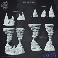 cave scatter pre-supported tabletop fantasy underdark castnplay lostcave 3d print model - Mito3D
