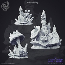 cave fungi pre-supported tabletop lost props mushroom fungus cavern presupported 3d print model - Mito3D