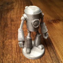 teneke minyatür oyun heykelcik bot sanat hayranı oyuncaklar gamesandtoyscompetition tinbot 3d print model - Mito3D
