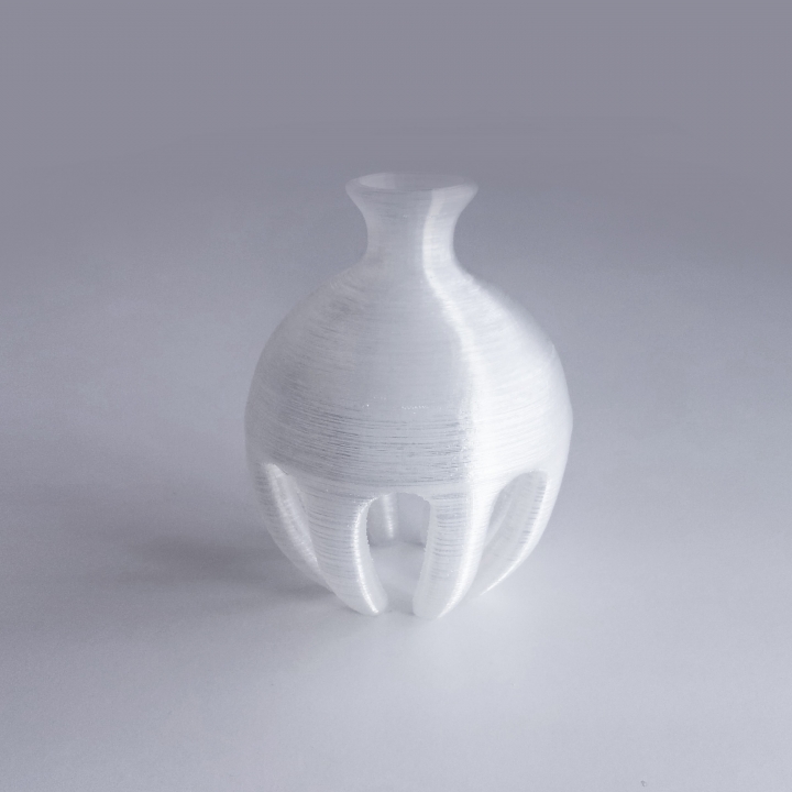 hemisphere vase 2 & garden 3D print model - Mito3D