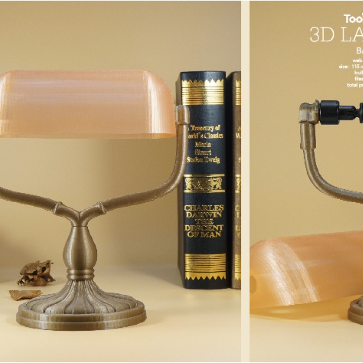 bank lamp & garden 3D print model - Mito3D