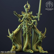 demon prince narcissism store 40k boss dark epic fantasy horror warhammer lord dungeon dnd aos slaanesh bestiarum 3d print model - Mito3D