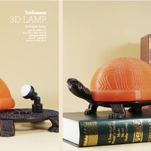 tortoise lamp & garden beautifulhome 3d print model - Mito3D