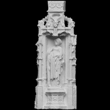 decoración philibert ii hermoso tumba escanear escultura Francia 3dprintable 3d print model - Mito3D
