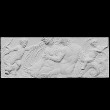 bas-relief fontaine des innocents scan france 3dprintable basrelief nymphes 3d print model - Mito3D