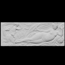 bas-relief fontaine des innocents scan france fountain 3dprintable basrelief 3d print model - Mito3D