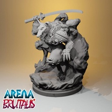 arena brutalis - boom chop store dog rocket warrior caninia 3d print model - Mito3D