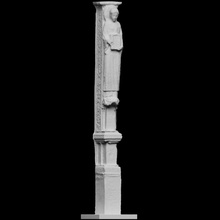 trumeau santo Etienne catedral Varredura escultura França 3dprintable 3d print model - Mito3D