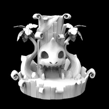 a03 dino forest cool dice tower store 3d print model - Mito3D