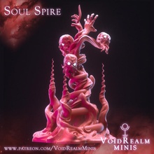soul spire dungeons horror monster cosmic spiral dnd pathfinder uzumaki 5e 3d print model - Mito3D