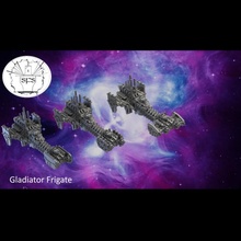 interstellar Jarhead Gladiator Fregatte Geschäft bfg interstellarjarhead 3d print model - Mito3D