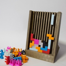 tetris irl juegos mesa videojuegos boardgame 3d print model - Mito3D