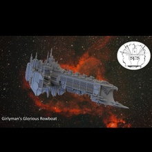 girlyman glorieux barque boutique bfg gloriana gloire 3d print model - Mito3D