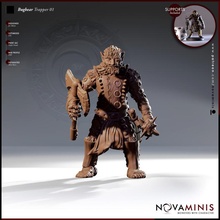 bugbear trapper 01 tabletop dragons dungeons fantasy mini monster rpg roleplaying 28mm dnd presupported pre-supported slaver pathfinger novaminis 3d print model - Mito3D