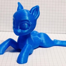 famipone pony mlp lying prone 3d print model - Mito3D