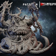 summoned pestilence tabletop creature dragons dungeons warhammer hammer dnd pathfinder 40000 hammergrinder 3d print model - Mito3D