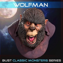 wolfman store bust fantasy halloween horror monster miniature scifi 3d print model - Mito3D