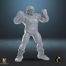 Goliath Hogan mağaza barbar dövüşçü kahraman Hulk dnd güreşçi meyhane kavgacı boksör 3d print model - Mito3D