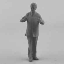 estatua nelson mandela plaza parlamento londres scan negro político revolucionario filántropo presidente jefe ejecutivo tienda nelsonmandela southafrica 3d print model - Mito3D