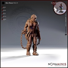 slave human male 01 store dragons dungeons fantasy mini rpg roleplaying tabletop 28mm dnd pathfinder presupported pre-supported novaminis 3d print model - Mito3D