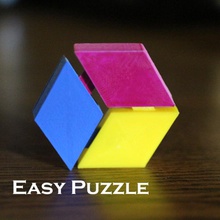 hexagon puzzle Spielzeug Spiele 3d print model - Mito3D