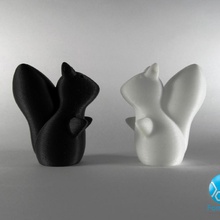 squirrel s&p shaker & garden 3d print model - Mito3D
