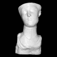 máscara jovem mulher inglês bruxelas bélgica scan 3d print model - Mito3D