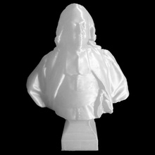 aymard jean nicolay kimbell art museum texas scan Büste Marmor houdon fortworth 3d print model - Mito3D