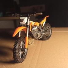 ktm suciedad bicicleta motocross enduro cruzar mini moto miniatura sucia pintable 3d print model - Mito3D
