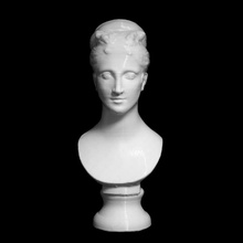 idéale tête femme kimbell art museum fort worth amérique numérisation buste marbre canova l'italien idéalisée 3d print model - Mito3D