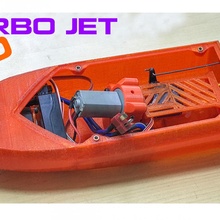 jet boat mini motor 180 body v2 turbo rcboat jetboat turbojet tb3d motor775 boatrc turbo180 turbowater boatjet turboboat boatturbo turborc turbo550 turbo775 motoor550 jetrc rcjet 3d print model - Mito3D